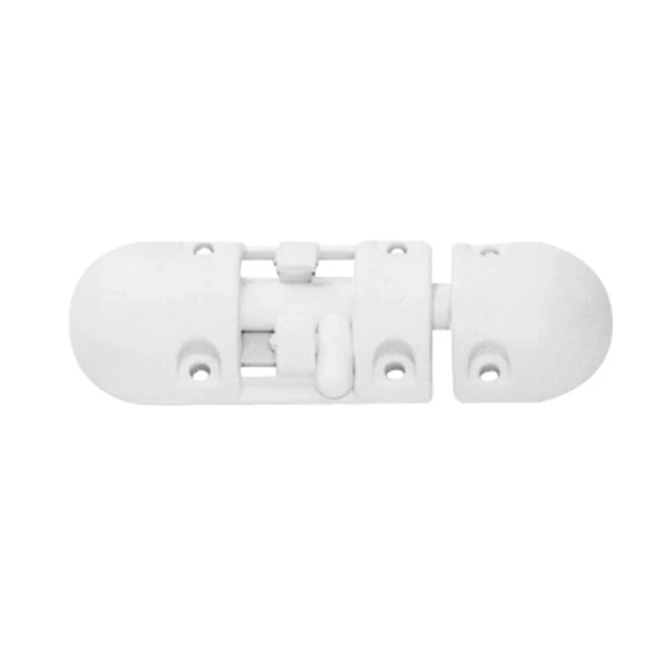 Anti-Rattle Barrel Bolt, Plastic, White ürün görseli 1