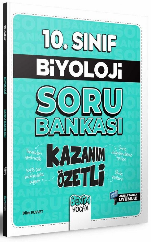 10. Sınıf Kazanım Özetli Biyoloji Soru Bankası Benim Hocam ürün görseli 1