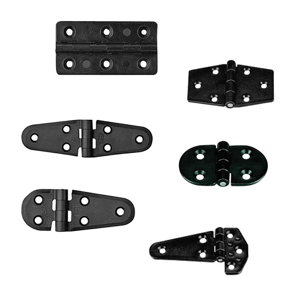 Hinge Polyamide, Double Oval, 100x40x4.5mm, White ürün görseli 1