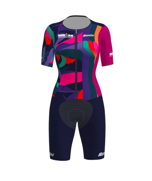 Santini Ironman Kona Hawaii Özel Seri Kadın Trisuit 3I780LIMGVPR2KONA ürün görseli 1