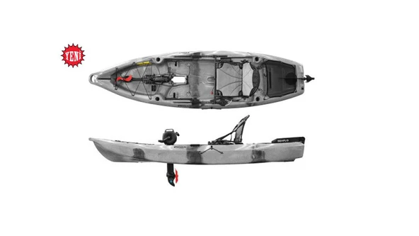 Seaflo Mako 10,5 Pedallı Kano Gri ürün görseli 1