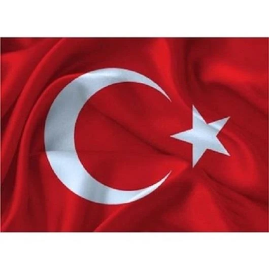 Kale Türk Bayrağı Saten Çift Katlı 40X60Cm ürün görseli 1