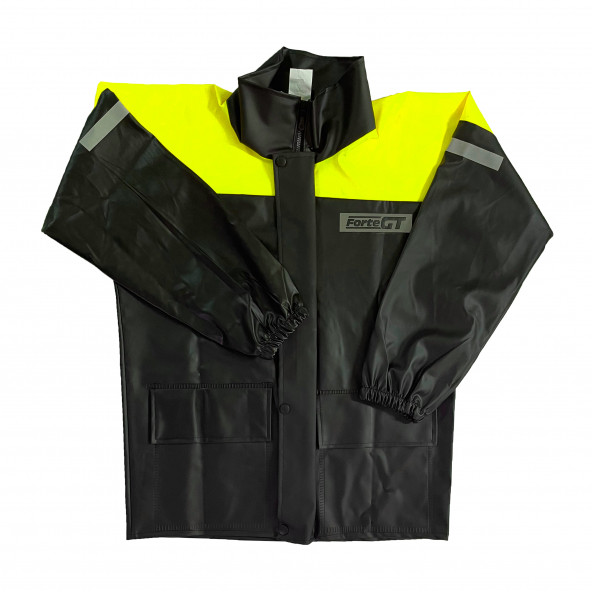 FORTE GT 1134 CEPLİ MOTOSİKLET YAĞMURLUK TAKIMI SARI (SMALL) ürün görseli 1