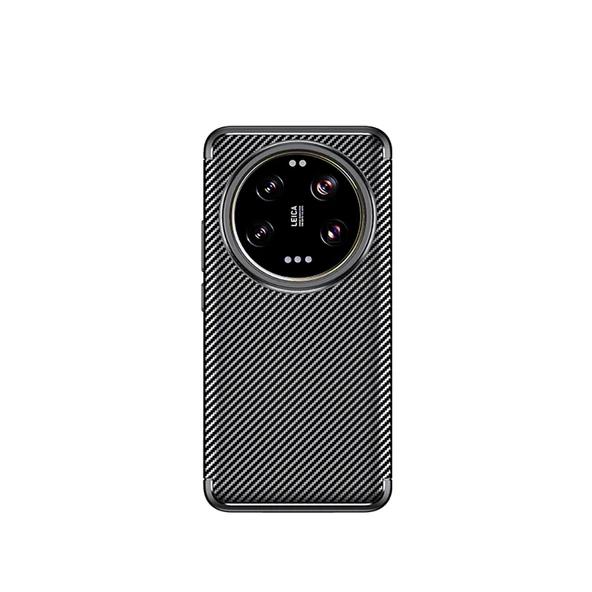 Xiaomi 15 Ultra Uyumlu Kılıf Karbon Tasarımlı Negro Silikon Kapak ürün görseli 1