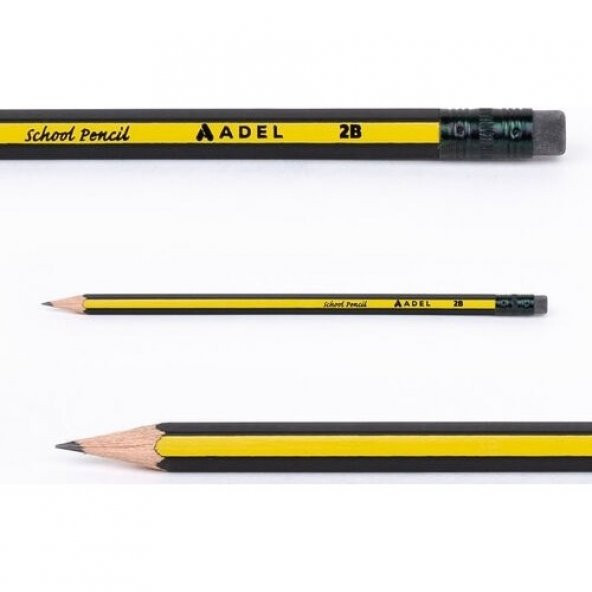 ADEL SCHOOL PENCİL 2B SİLGİLİ ürün görseli 1