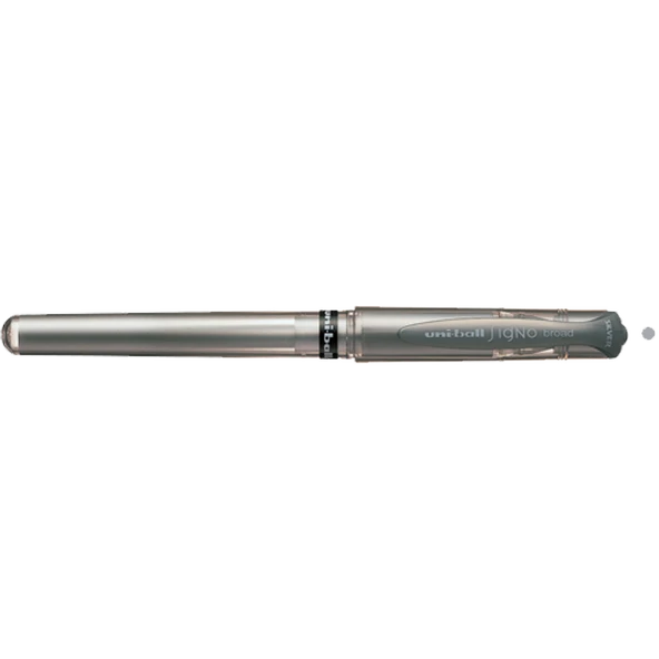 Uni-Ball Roller Kalem ( 12 adet )  Signo Broad Jel Bilye Uç Davetiye 1.0 MM Gümüş UM-153 ürün görseli 1