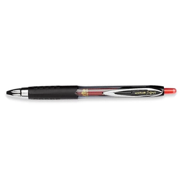 Uni-Ball Roller Kalem ( 12 adet )  Signo 207 Micro Jel Mekanik 0.5 MM Kırmızı UMN-207 ürün görseli 1