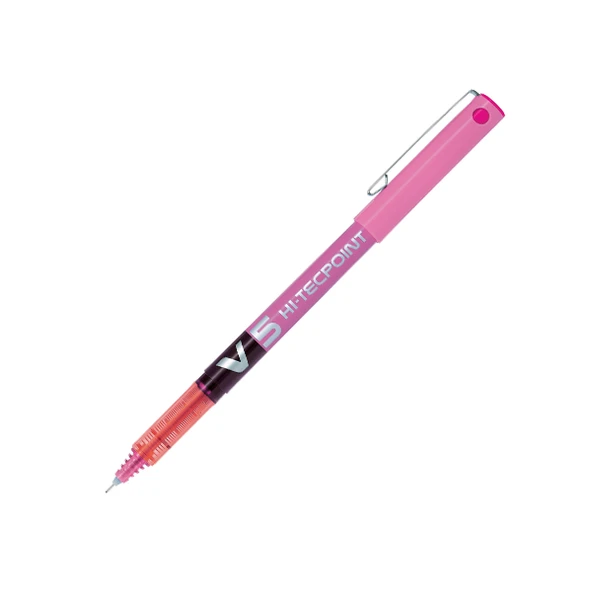 Pilot Roller Kalem V-5 Hıtecpoınt Pembe - Resim 2