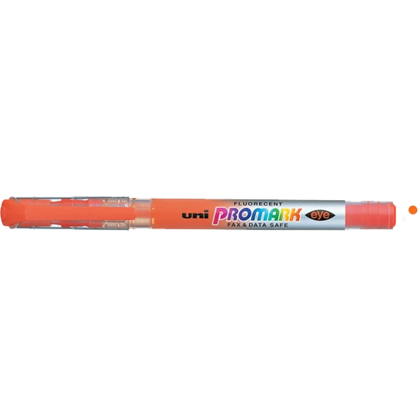 Uni-Ball Fosforlu Kalem ( 12 adet ) Promark Eye Cep Tipi Turuncu USP-105 ürün görseli 1