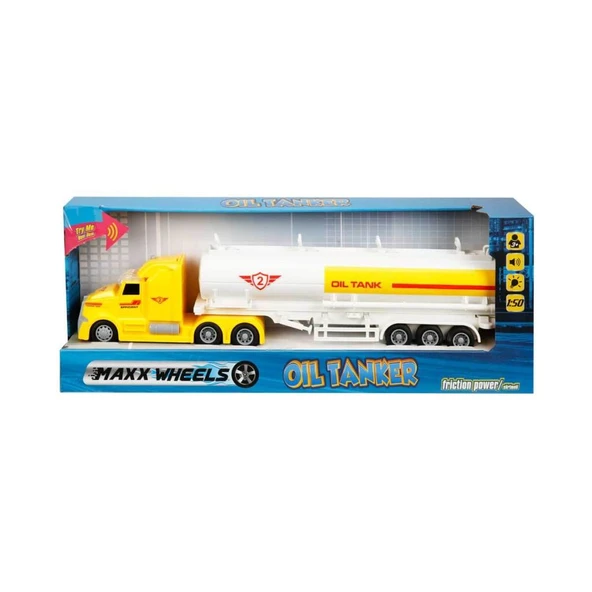Sunman Oyuncak Maxx Wheels Sesli ve Işıklı Yakıt Tankeri 1:50 ürün görseli 1
