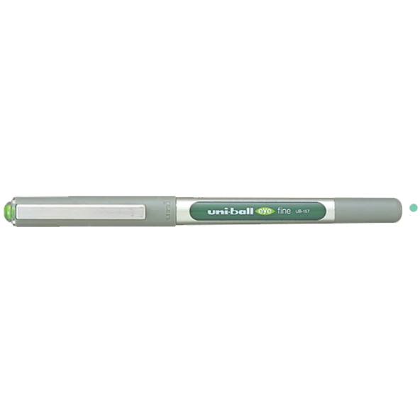 Uni-Ball Roller Kalem ( 12 adet)  Eye Fine Bilye Uç 0.7 MM Açık Yeşil UB-157 ürün görseli 1