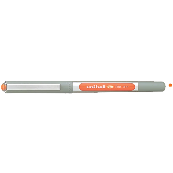 Uni-Ball Roller Kalem ( 12 adet) Eye Fine Bilye Uç 0.7 MM Turuncu UB-157 ürün görseli 1