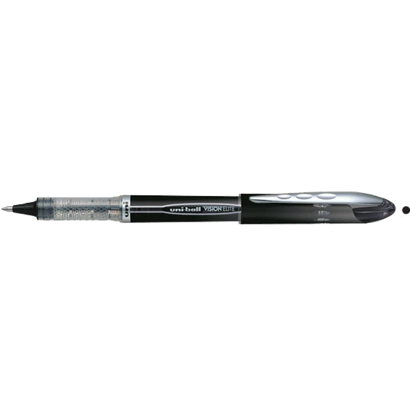 Uni-Ball Roller Kalem  ( 12 adet )Vision Elite Bilye Uç 0.5 MM Siyah UB-205 ürün görseli 1