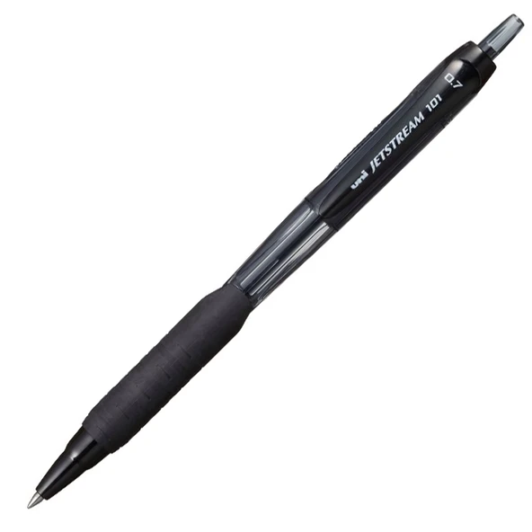 Uni-Ball Roller Kalem Jetstream 101 0.7N RT Hızlı Yazı Siyah SxN-101-12-LI-PKT ürün görseli 1