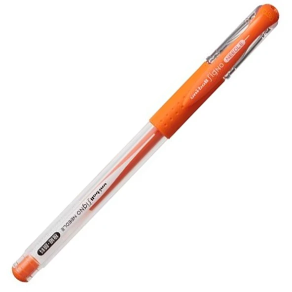 Uni-Ball Signo Needle 0.38 İğne Uçlu Jel Kalem (10 adet)Turuncu ürün görseli 1
