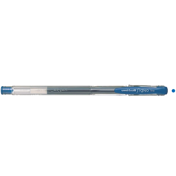 Uni-Ball Roller Kalem (12 adet)Signo Fine Jel Bilye Uç 0.7 MM Mavi UM-100 ürün görseli 1