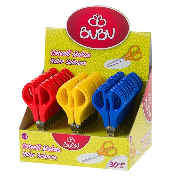 Bu-Bu Makas Cetvelli  BUBU-MK0002 (32 li) ürün görseli 1