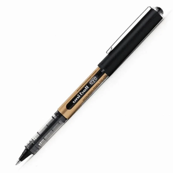 Uni-Ball Roller Kalem  (12 adet)10 Eye Broad Jel Bilye Uç İmza Kalemi 1.0 MM Siyah UB-150 ürün görseli 1