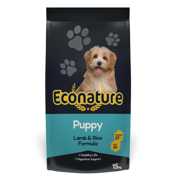 Econature Kuzu Etli Yavru Köpek Maması 15 Kg ürün görseli 1