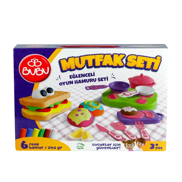 Bu-Bu Oyun Hamuru Seti Mutfak (L) BUBU-OH0015 ürün görseli 1