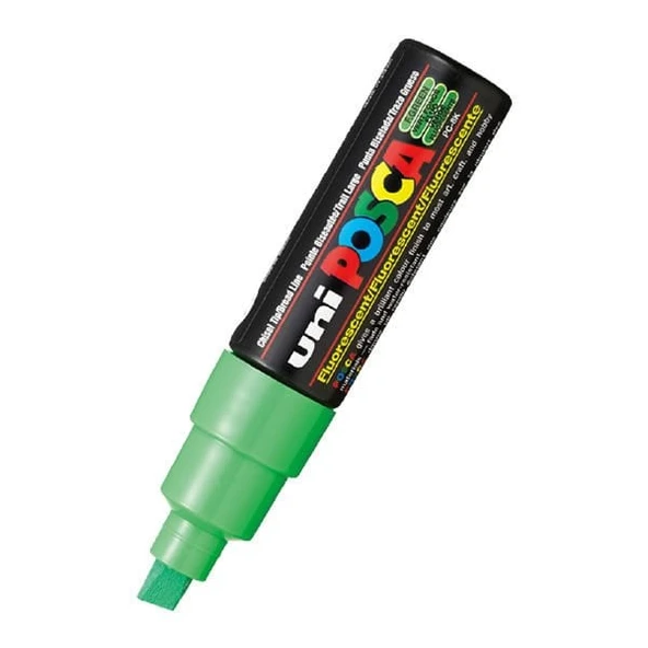 Uni-Ball Posca 8.0 Su Bazlı Poster Markörü F.Yeşil PC-8K ürün görseli 1