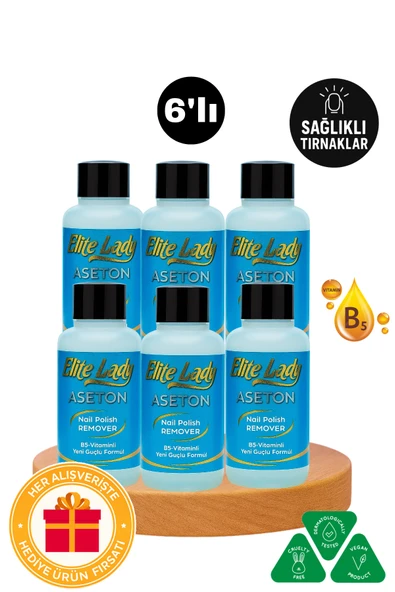 B5-Vitaminli Ekstra Güçlü Oje Çıkarıcı 6'lı Eko Paket - 200 Ml Tırnak Kırılmalarını Önleyici ürün görseli 1