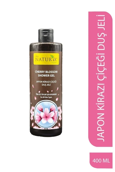 Japon Kirazı Çiçeği Duş Jeli - Doğal, Paraben ve Fosfat İçermeyen Aromatik Bakım - 400 Ml ürün görseli 1
