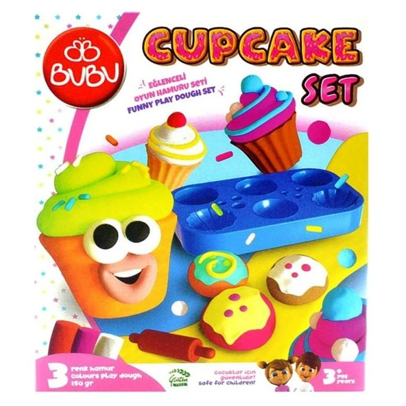 Bu-Bu Oyun Hamuru Seti Cupcake (S) BUBU-OH0021 ürün görseli 1