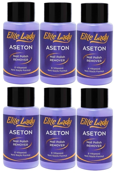 E Vitaminli Ekstra Güçlü Oje Çıkarıcı 6'lı Eko Paket - 125Ml Tırnak Sarartmayan Besleyici Aseton ürün görseli 1