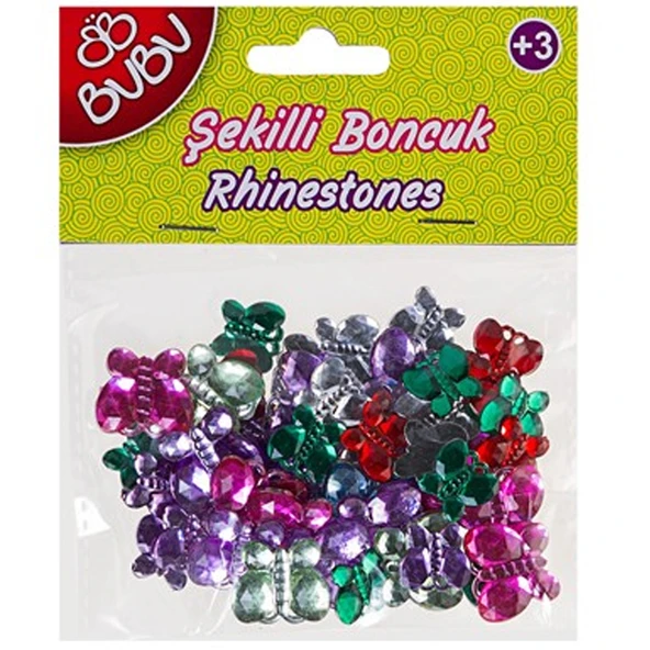 Bu-Bu Şekilli Boncuk Seti 25 Li Pvc BUBU00084 ürün görseli 1