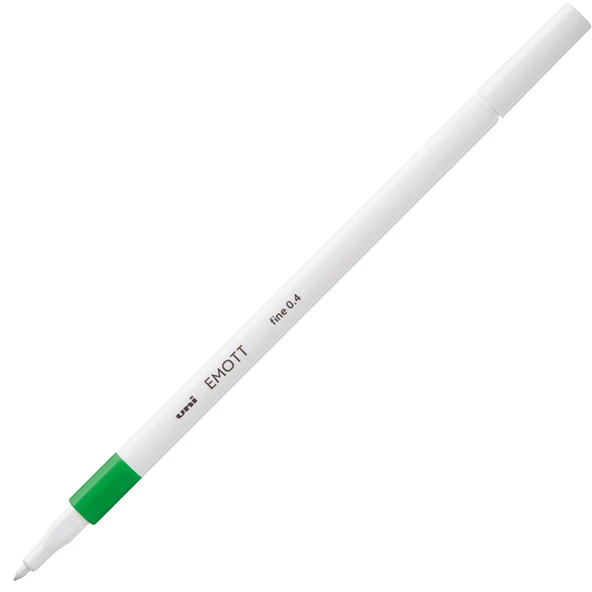 Uni-Ball Akrilik Uçlu Kalem Emott 0.4 MM Fine Yeşil-10-PKT ürün görseli 1