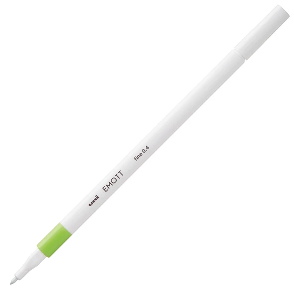 Uni-Ball Akrilik Uçlu Kalem Emott 0.4 MM Fine  A.Yeşil-10-PKT ürün görseli 1
