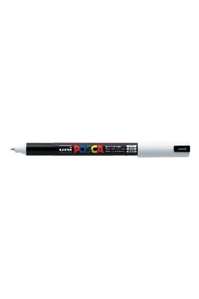 Uni-Ball Markör Posca 0.7 MM Su Bazlı Poster Beyaz N PC-1MR-6-LI-PKT ürün görseli 1