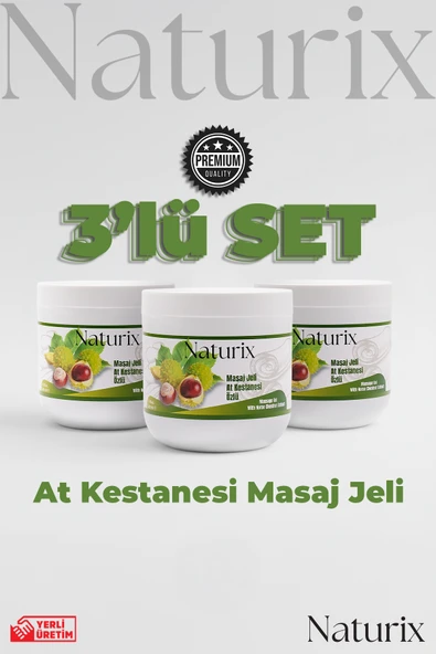 At Kestanesi Balsamı Masaj Jeli 3'lü Eko Paket - 500 Ml ürün görseli 1