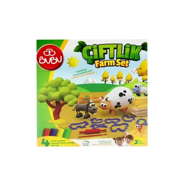 Bu-Bu Oyun Hamuru Seti Çiftlik (M) BUBU-OH0017 ürün görseli 1