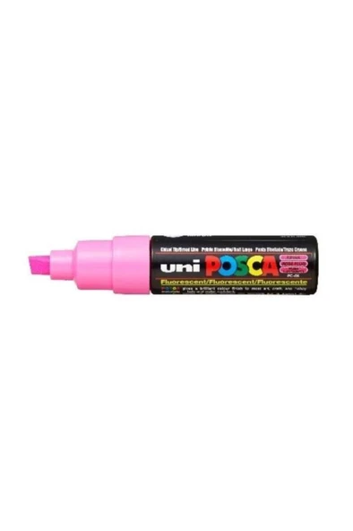 Uni-Ball Posca 8.0 Su Bazlı Poster Markörü Pembe PC-8K ürün görseli 1