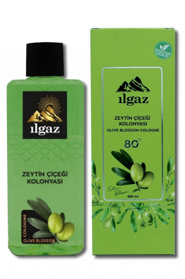 ILGAZ Elegance Series Zeytin Çiçeği Kolonyası 400 Ml 80 Derece Eau De Cologne ürün görseli 1