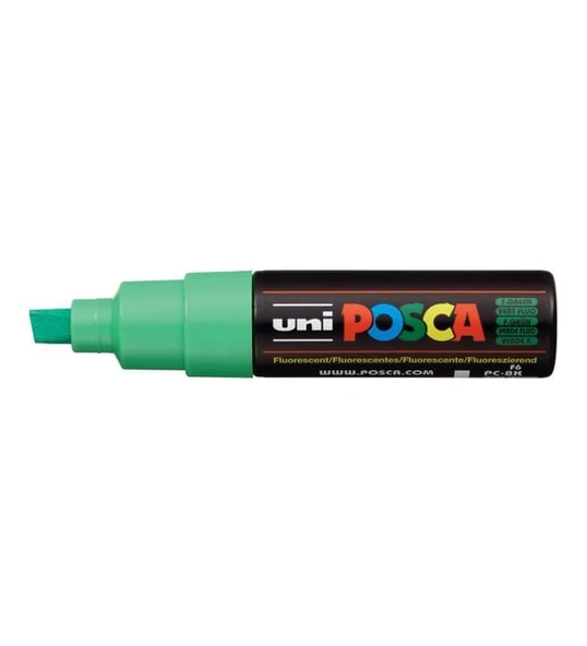 Uni-Ball Posca 8.0 Su Bazlı Poster Markörü Yeşil PC-8K ürün görseli 1