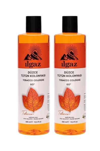 Ilgaz 2'li Kalıcı Tütün Kolonyası Seti - 2 x 400 ml Eau De Cologne - Otantik ve Ferahlatıcı Koku ürün görseli 1