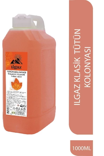 Tütün Kolonyası 60 Derece 1000 Ml Bidon Pratik Huni Kapaklı Büyük Boy Kolonya ürün görseli 1