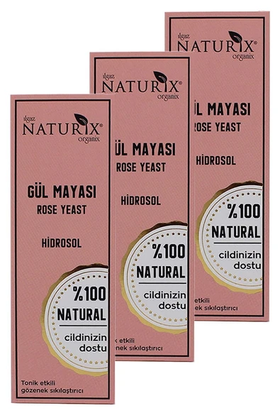Akne Önleyici Gül Mayası 250 Ml - 3'lü Eko Paket Tonik Etkili ve Gözenek Sıkılaştırıcı Gül Suyu ürün görseli 1