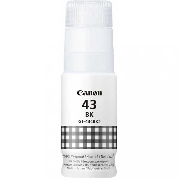Canon GI-43 BK Matt Black Mürekkep Kartuş ürün görseli 1