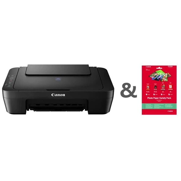 Canon Pixma E414 Yazıcı Tarayıcı Fotokopi + Fotoğraf Kağıdı Hediyeli! ürün görseli 1