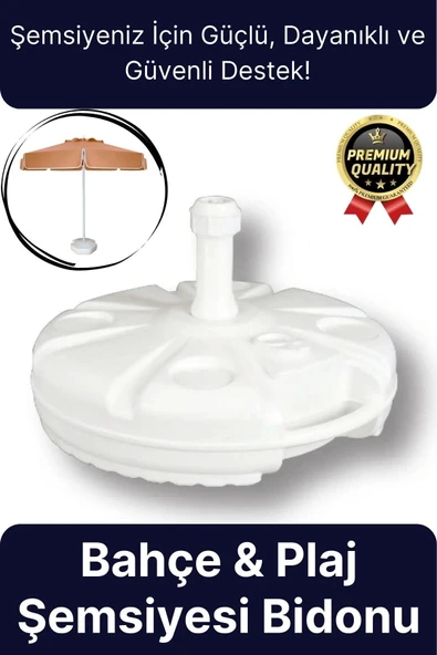 Yeni Seri Pratik Uzun Ömürlü Büyük Boy Dayanıklı Plastik 49x9 cm Plaj Kamp Bahçe Şemsiyesi Bidonu ürün görseli 1