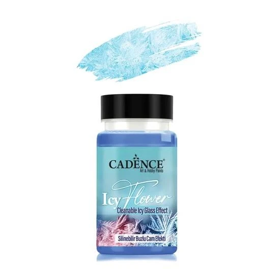 ICY FLOWER SİLİNEBİLİR BUZLU CAM EFEKTİ IF-05 MAVİ 90ML ürün görseli 1