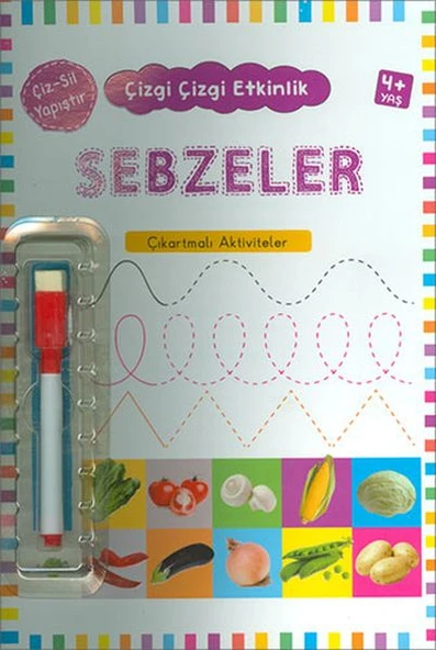 Çizgi Çizgi Etkinlik - Sebzeler (4+ Yaş) ürün görseli 1