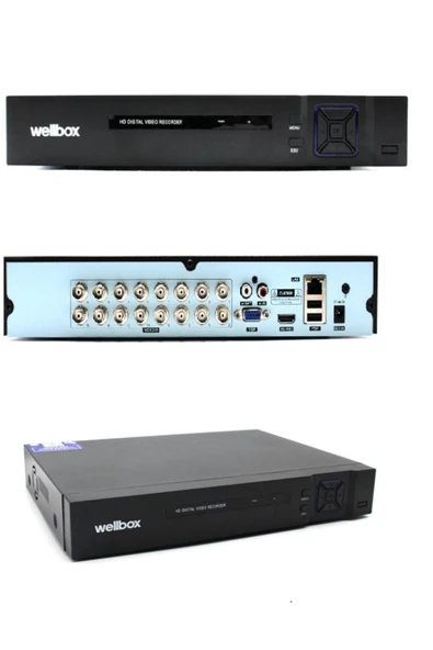 wellbox Dvr Kayıt Cihazı 1080n 16 Kanal 5 In 1 Ahd/CVI/TVI/Analog Güvenlik Kamera Kayıt Cihazı ürün görseli 1