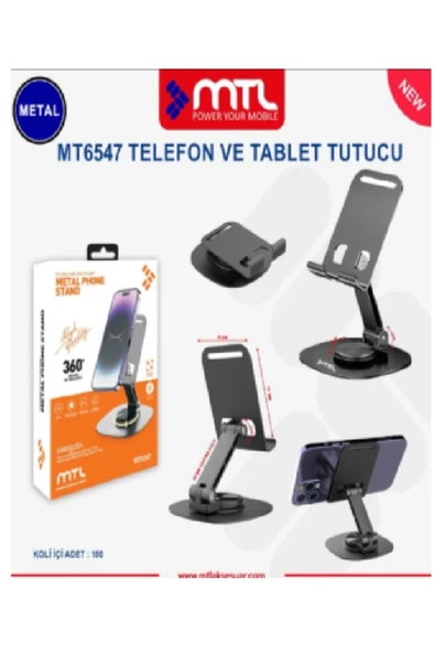 VOROBELA Telefon Tablet Masa Üstü Tutacak Sağlam gövde Sert Plastik ürün görseli 1