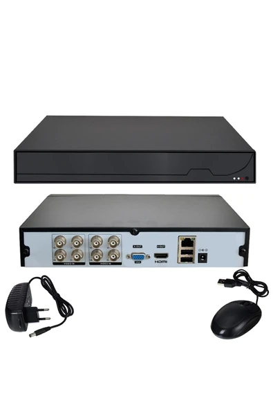 wellbox Kayıt Cihazı Ahd Dvr 8 Kanal 5mp 1080n H265 Wellbox Wb-208n1h00 ürün görseli 1