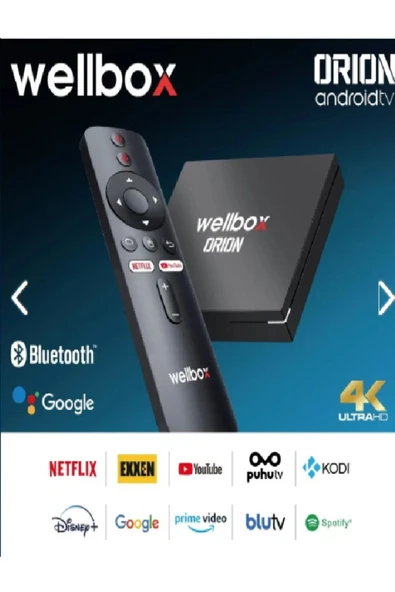 VOROBELA 4K Ultra HD Android Mini TV Box Extra Hızlı Extra İçerik Ethernet & Wifi İçerikli Uydu Alıcısı ürün görseli 1